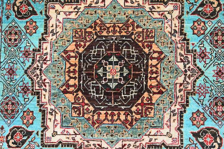 blue Medium rug 4' 11" x 6' 10"