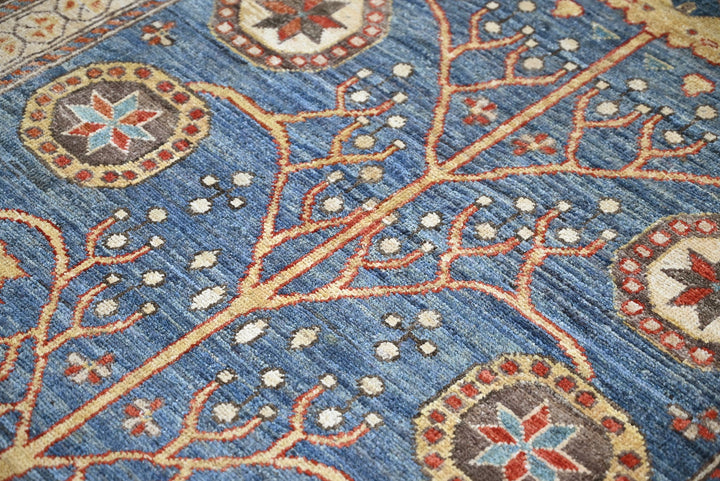 blue Medium rug 6' 4" x 9' 0"