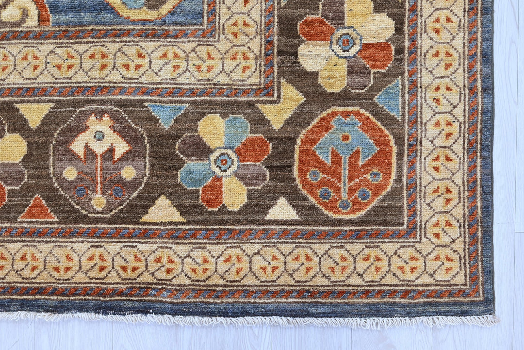 blue Medium rug 6' 4" x 9' 0"