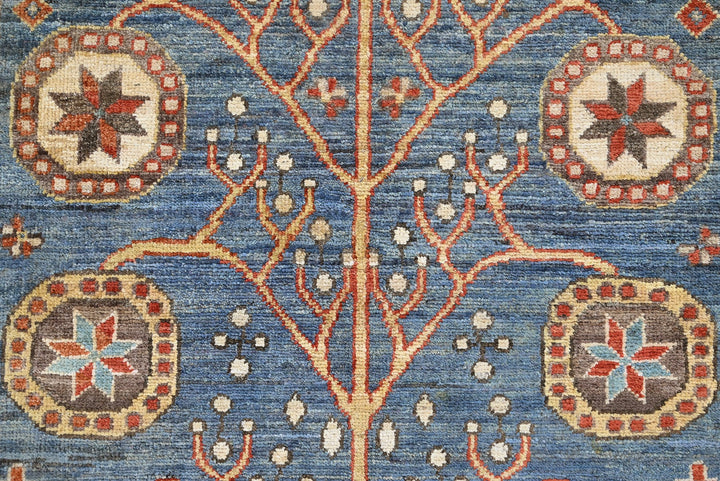blue Medium rug 6' 4" x 9' 0"