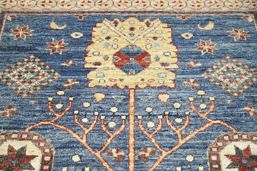 blue Medium rug 6' 4" x 9' 0"