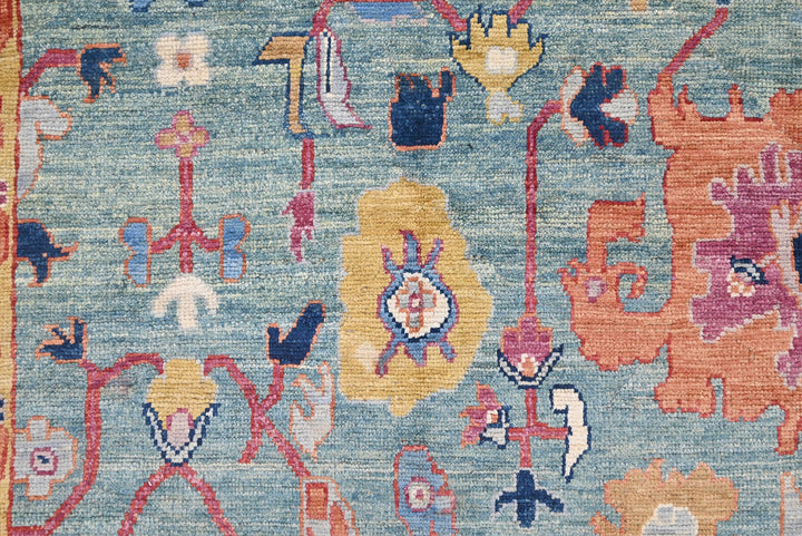 blue Medium rug 5' 6" x 8' 0"
