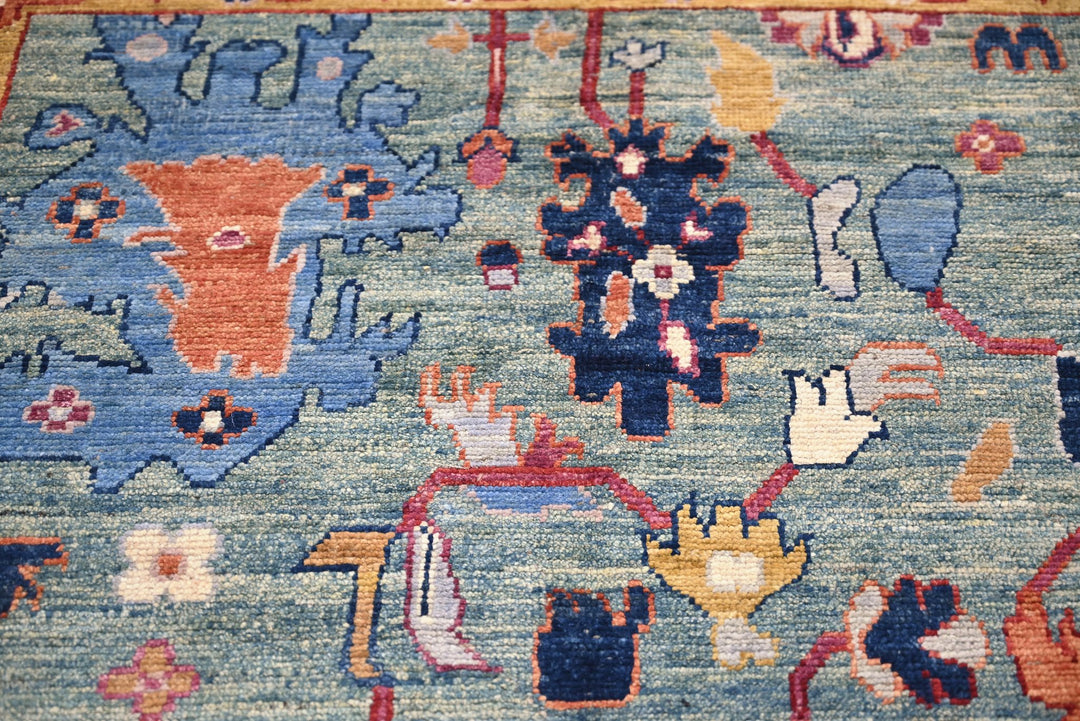blue Medium rug 5' 6" x 8' 0"
