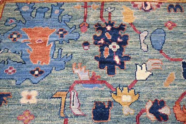 blue Medium rug 5' 6" x 8' 0"