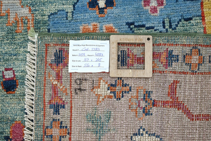 blue Medium rug 5' 6" x 8' 0"