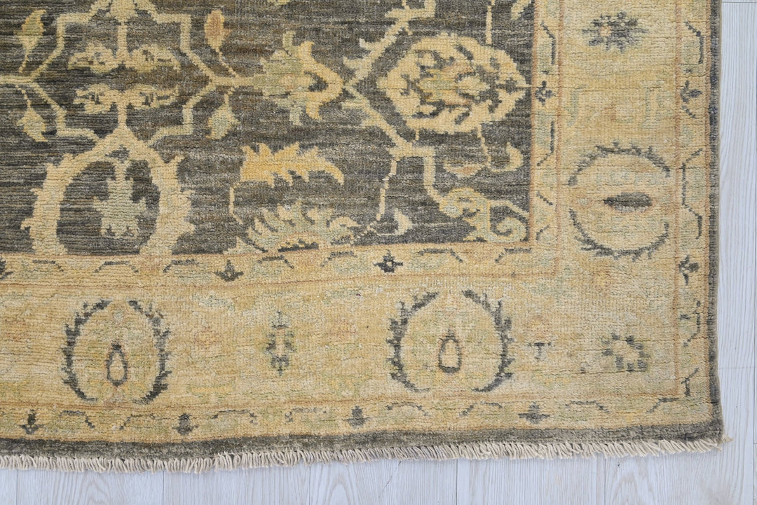 brown Accent rug 4' 0" x 6' 0"