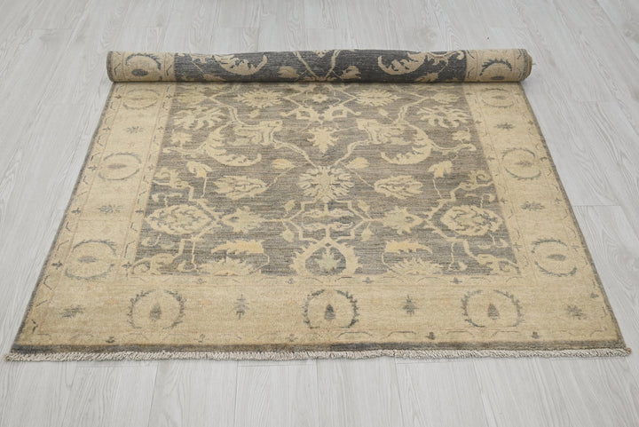 brown Accent rug 4' 0" x 6' 0"