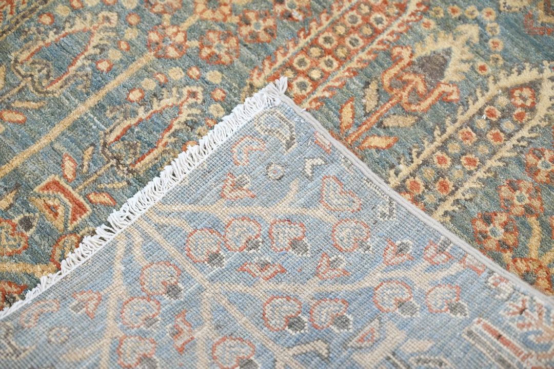 blue Accent rug 4' 0" x 6' 0"