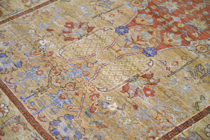 brown Accent rug 3' 10" x 5' 8"