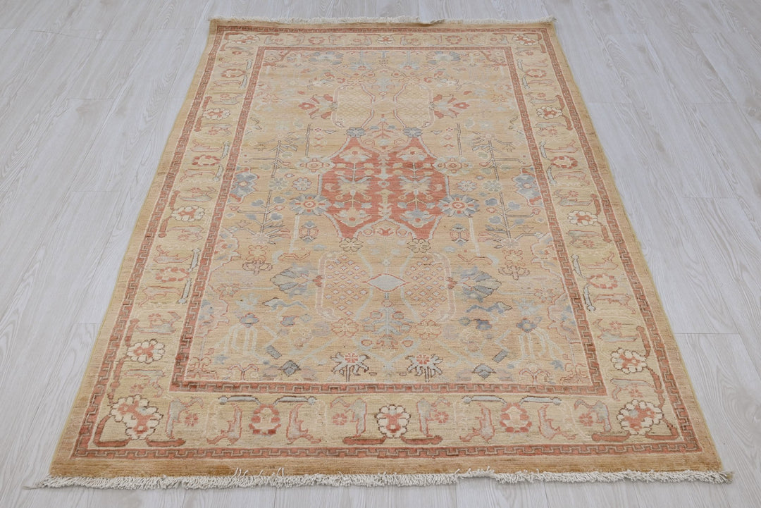 brown Accent rug 3' 10" x 5' 8"