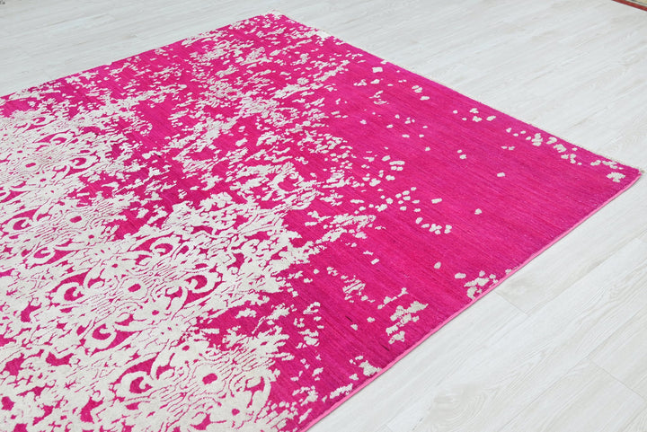 pink Medium rug 6' 2" x 9' 0"