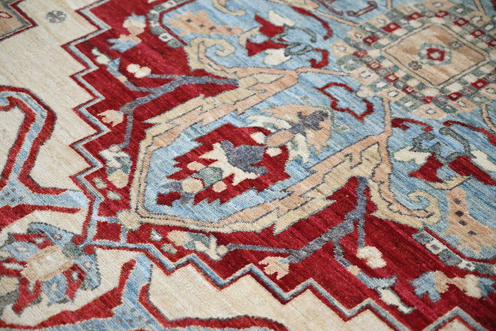 white Medium rug 5' 11" x 8' 10"