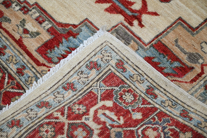 white Medium rug 5' 11" x 8' 10"