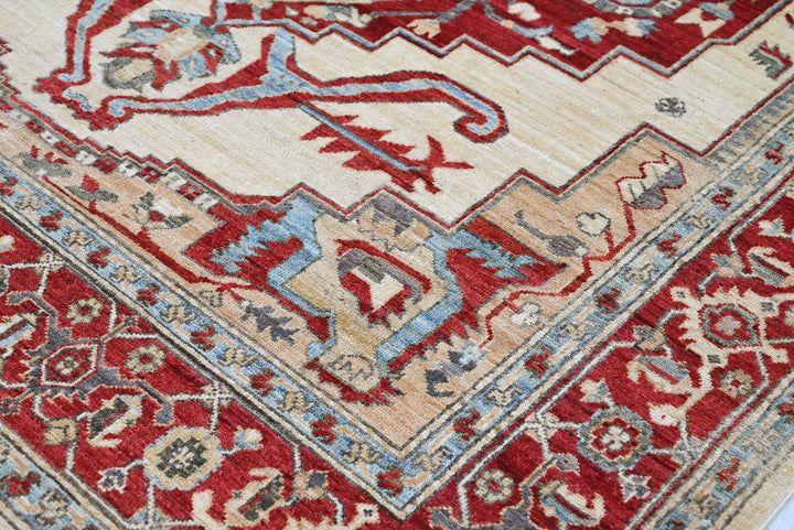 white Medium rug 5' 11" x 8' 10"