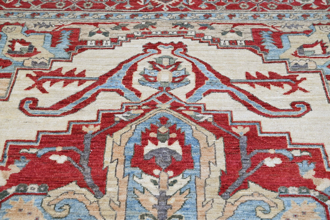 white Medium rug 5' 11" x 8' 10"