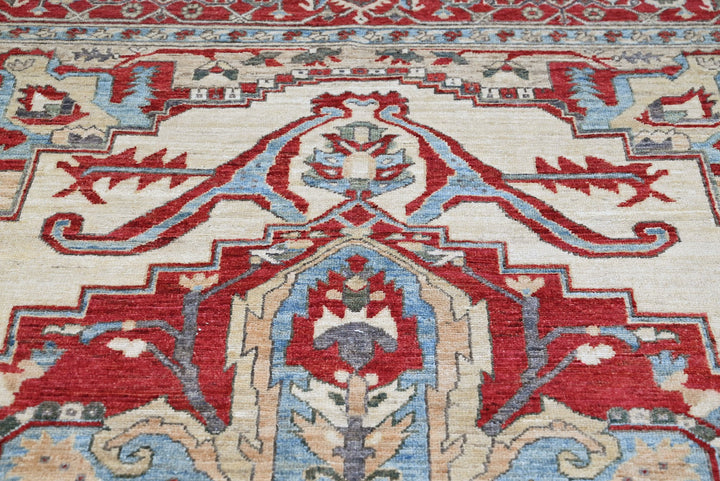 white Medium rug 5' 11" x 8' 10"