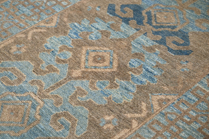 brown Runner rug 3' 5" x 9' 9"