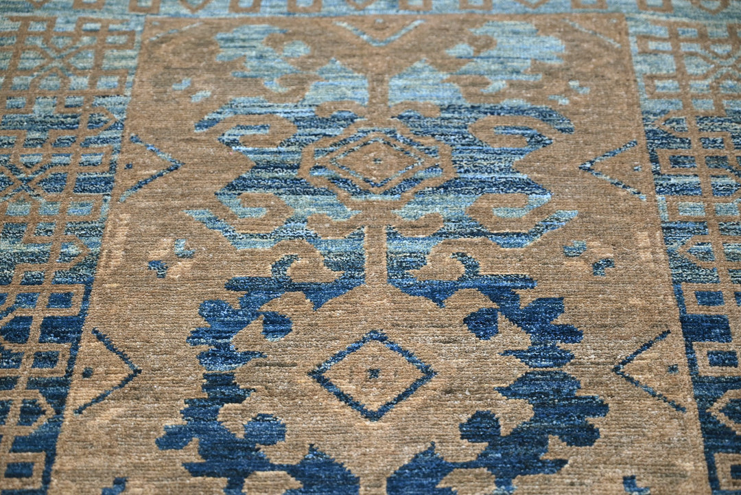 brown Runner rug 3' 5" x 9' 9"