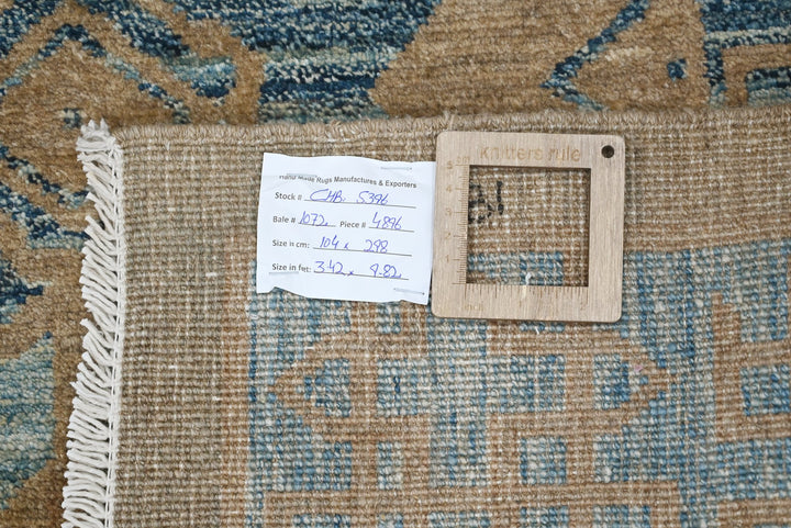 brown Runner rug 3' 5" x 9' 9"
