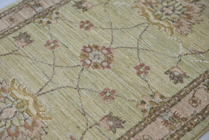 green Runner rug 2' 2" x 15' 10"