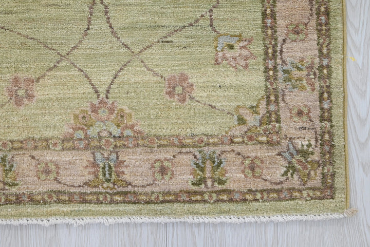 green Runner rug 2' 2" x 15' 10"