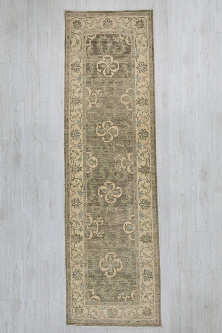 brown Runner rug 3' 5" x 11' 10"