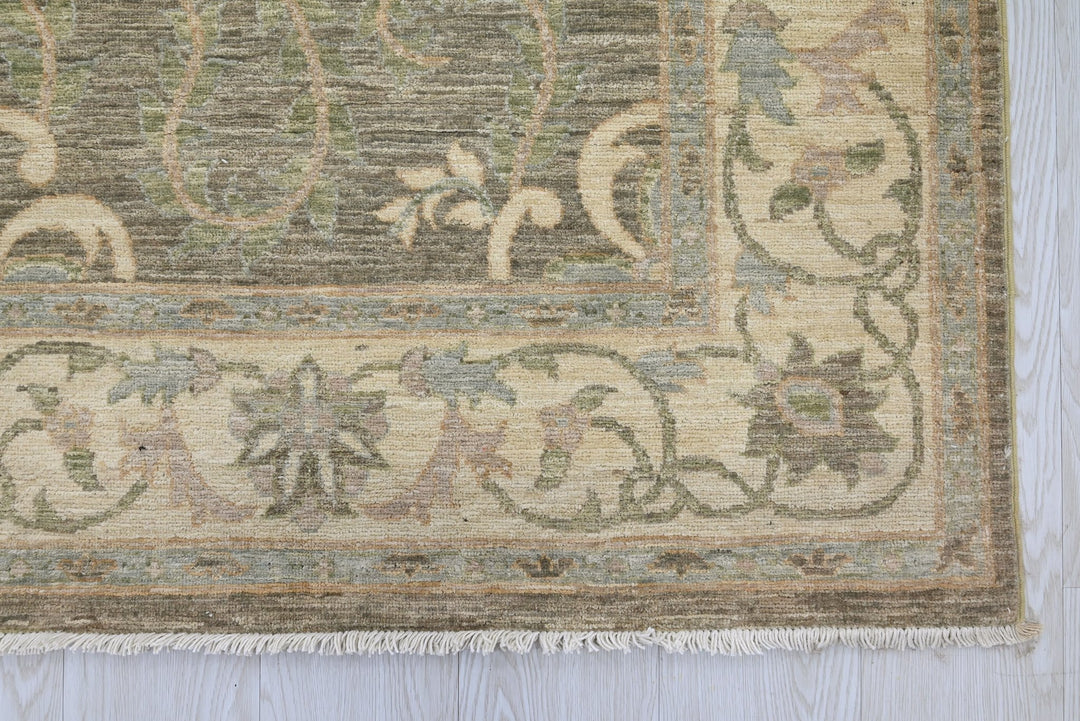 brown Runner rug 3' 5" x 11' 10"