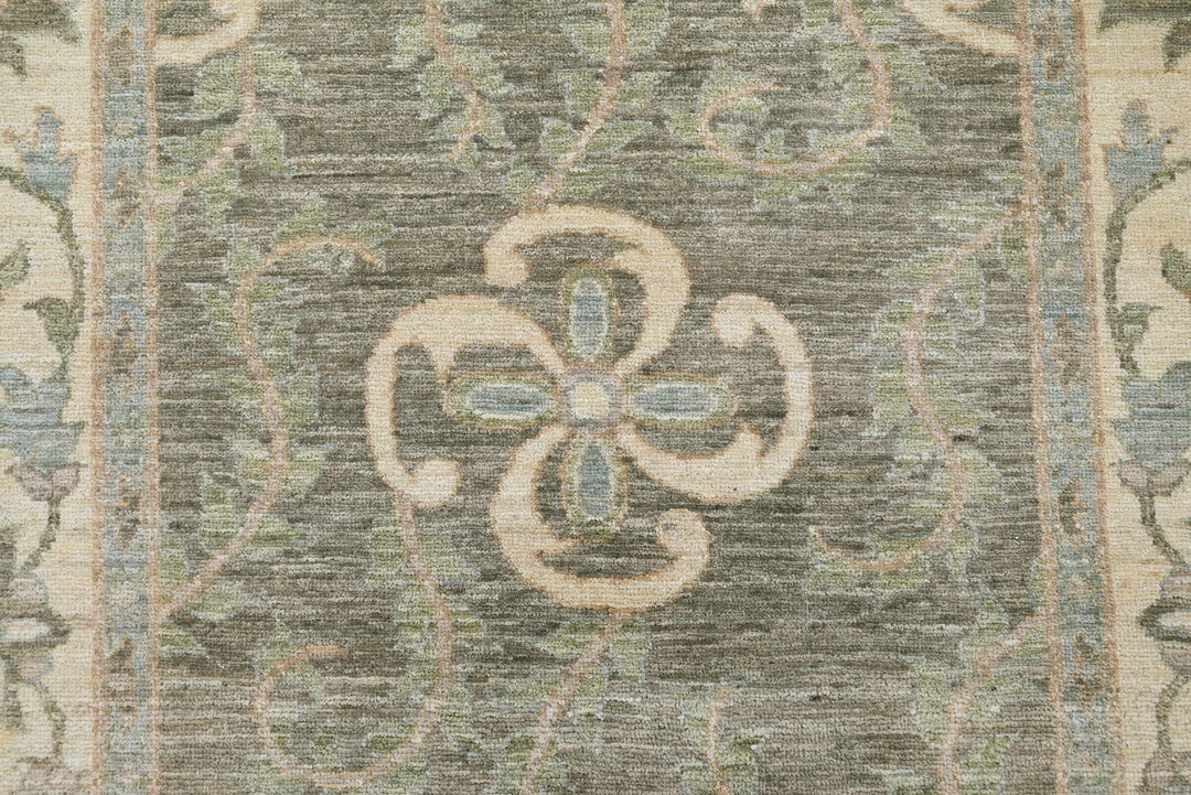 brown Runner rug 3' 5" x 11' 10"