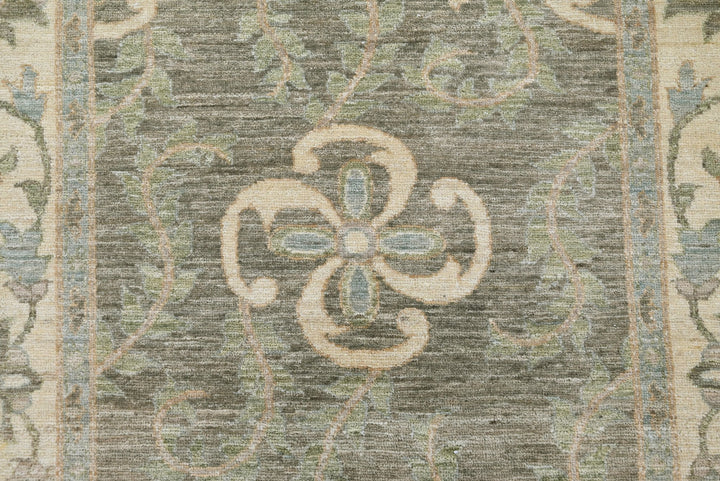 brown Runner rug 3' 5" x 11' 10"