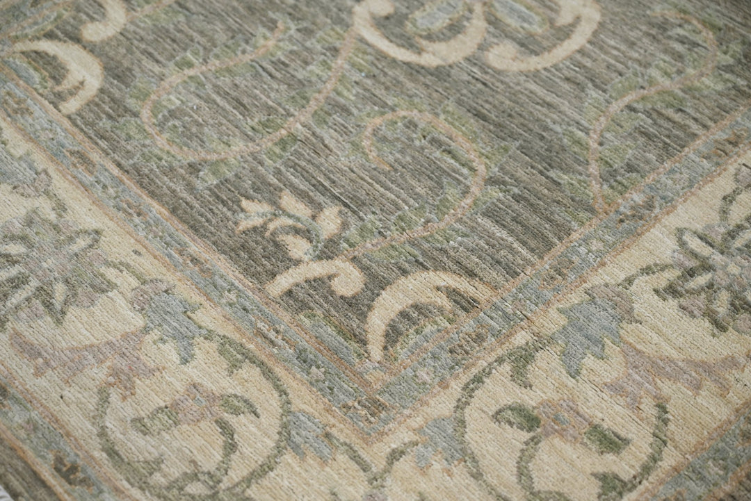 brown Runner rug 3' 5" x 11' 10"