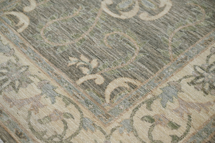 brown Runner rug 3' 5" x 11' 10"