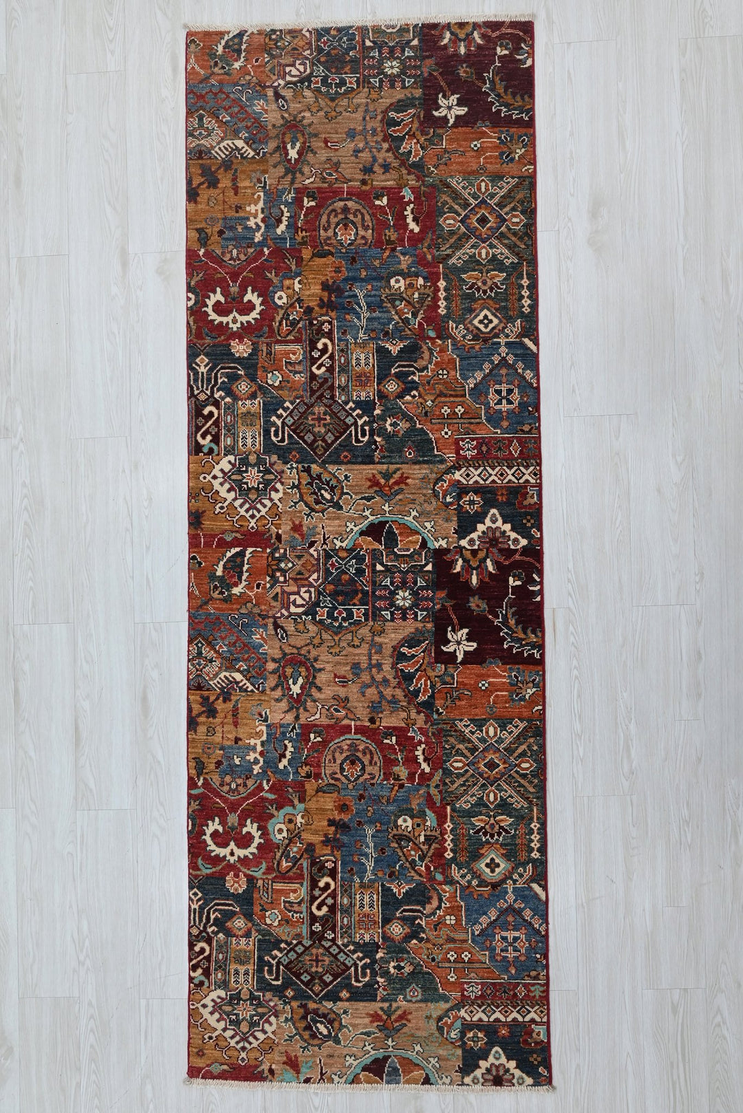 brown Runner rug 2' 10" x 8' 5"