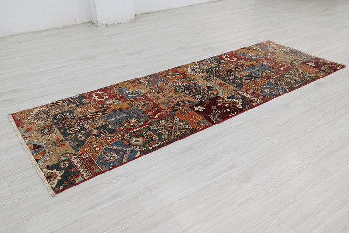 brown Runner rug 2' 10" x 8' 5"