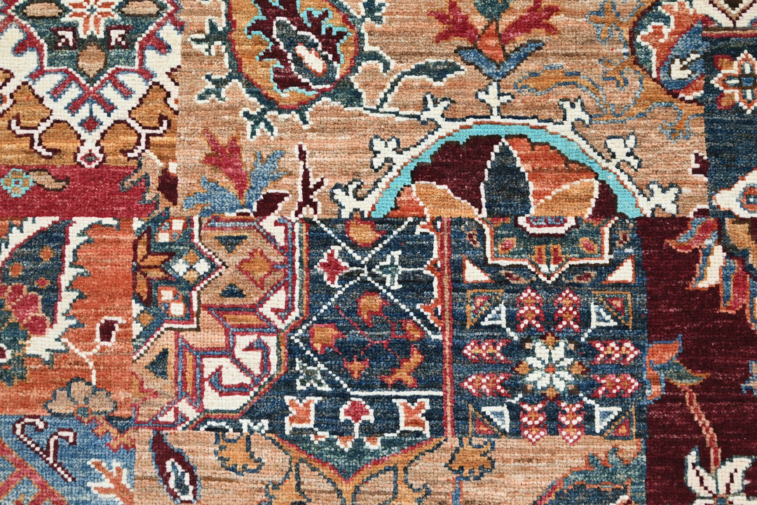 brown Runner rug 2' 10" x 8' 5"