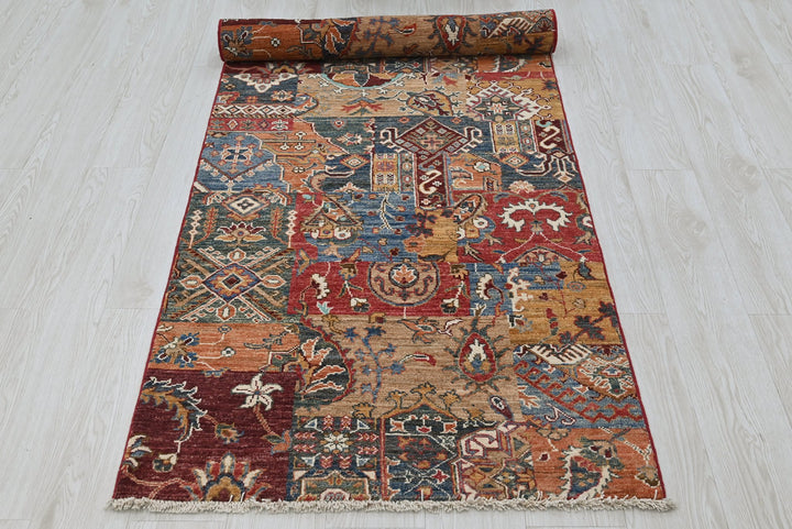 brown Runner rug 2' 10" x 8' 5"