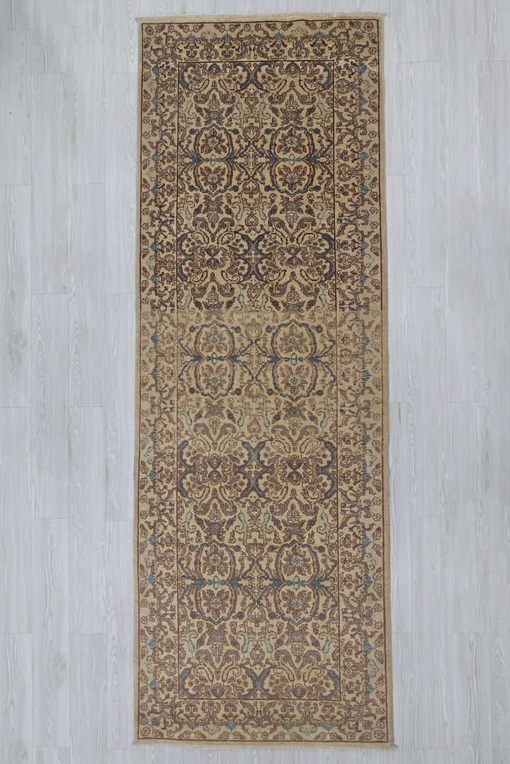 brown Runner rug 3' 3" x 9' 7"