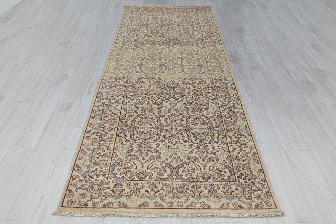 brown Runner rug 3' 3" x 9' 7"