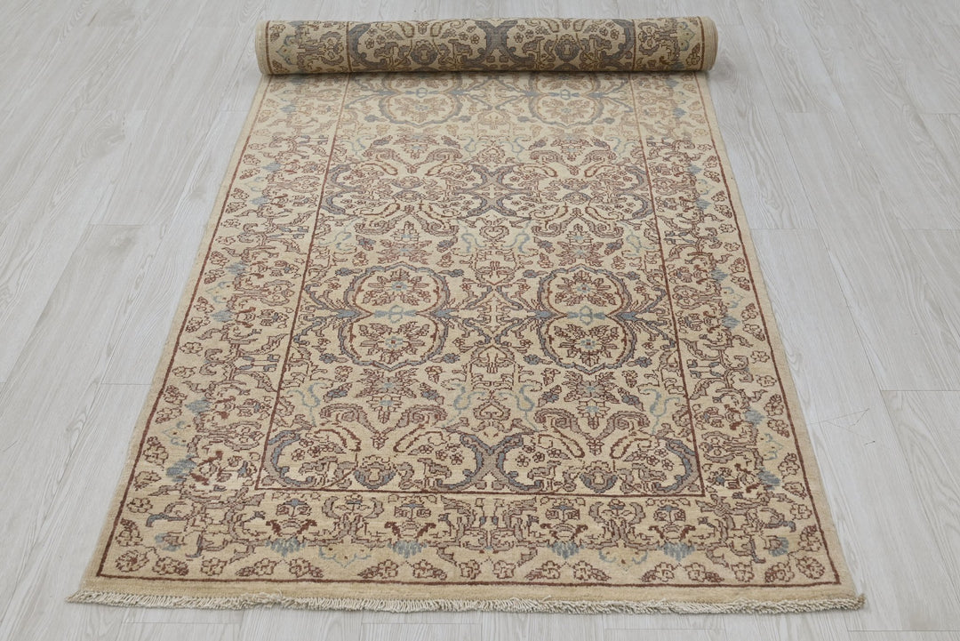 brown Runner rug 3' 3" x 9' 7"