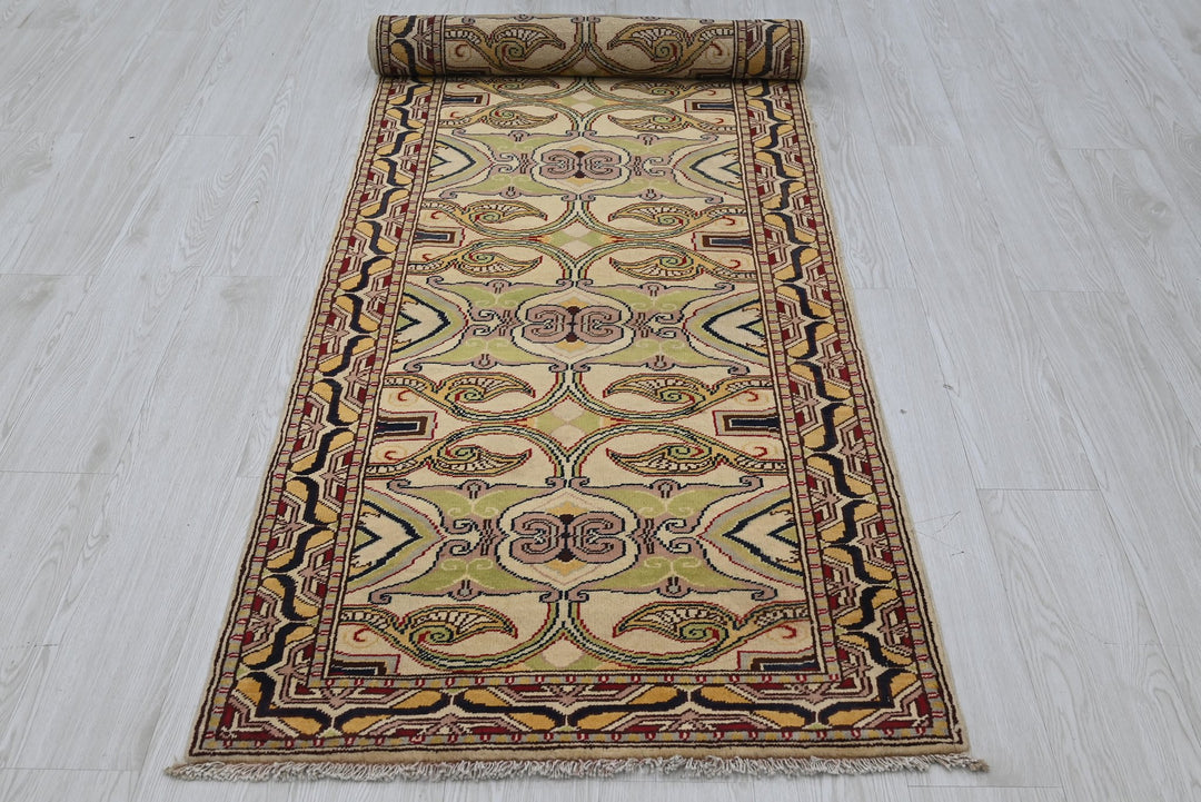 yellow Runner rug 2' 7" x 9' 8"