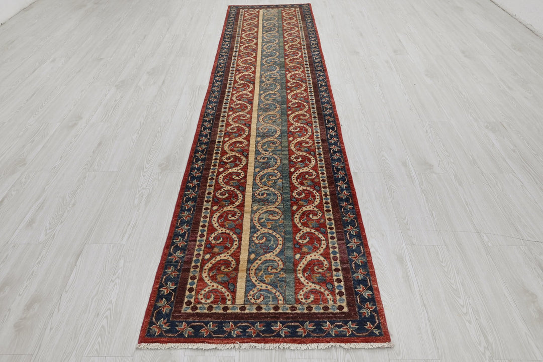 red Runner rug 2' 6" x 11' 3"