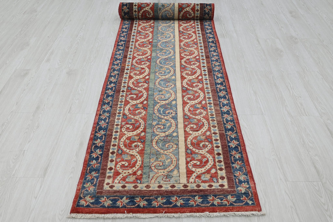 red Runner rug 2' 6" x 11' 3"