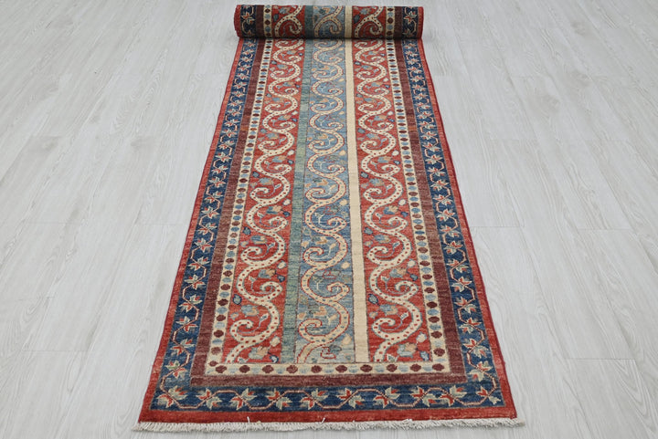 red Runner rug 2' 6" x 11' 3"