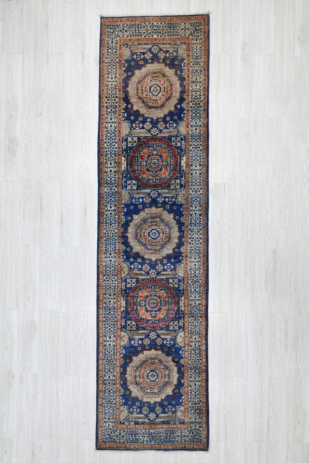 blue Runner rug 2' 7" x 10' 1"