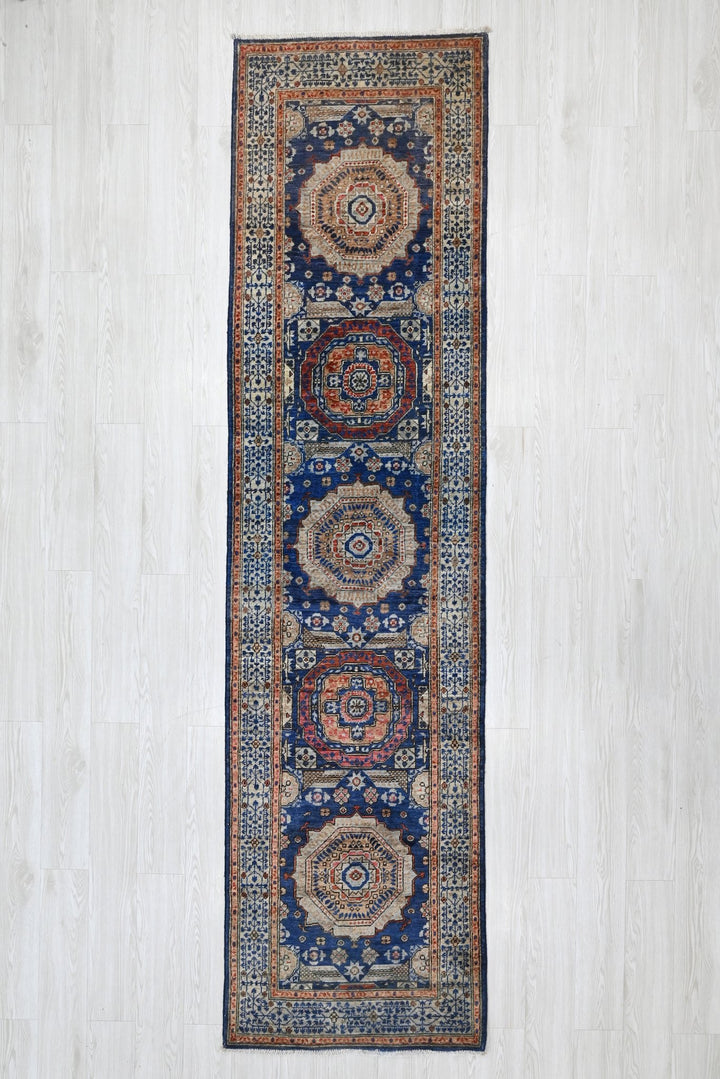 blue Runner rug 2' 7" x 10' 1"