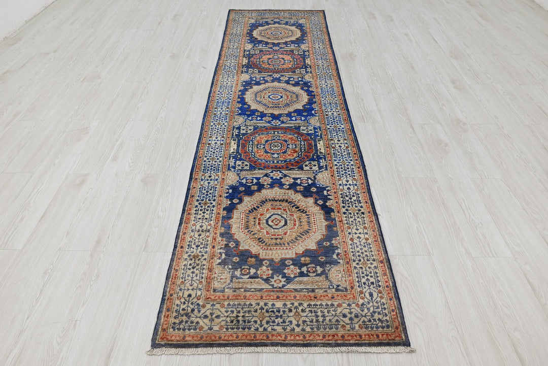 blue Runner rug 2' 7" x 10' 1"