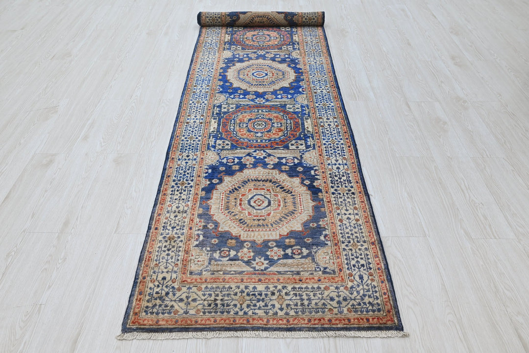 blue Runner rug 2' 7" x 10' 1"