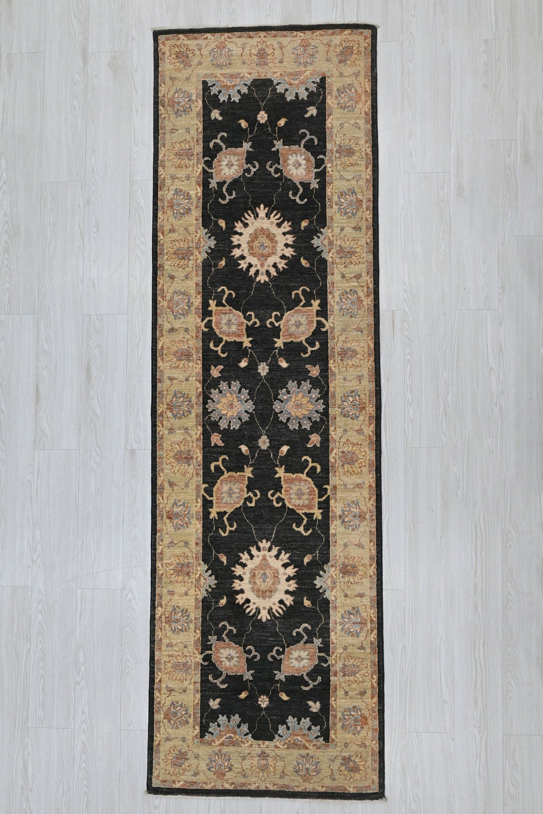 black Runner rug 2' 6" x 8' 5"