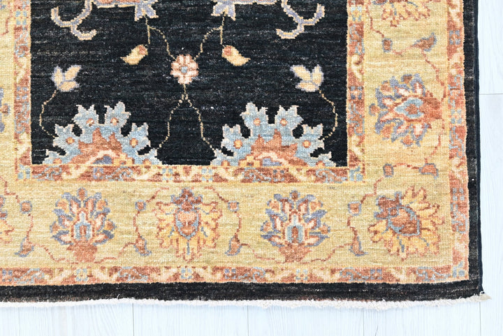 black Runner rug 2' 6" x 8' 5"