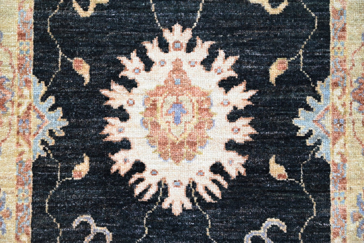 black Runner rug 2' 6" x 8' 5"