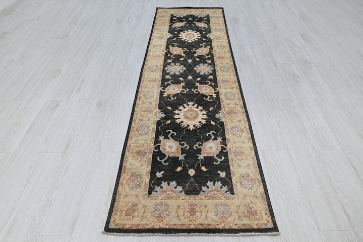 black Runner rug 2' 6" x 8' 5"